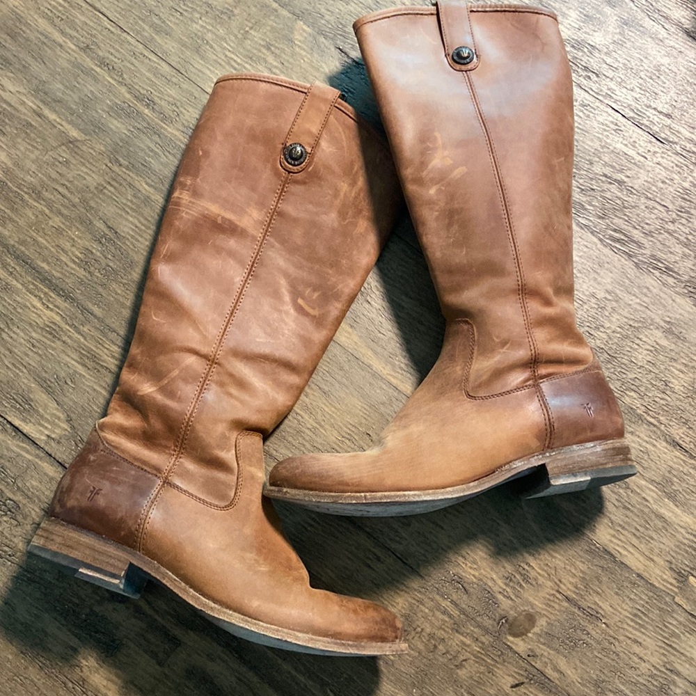 FRYE tall leather boots